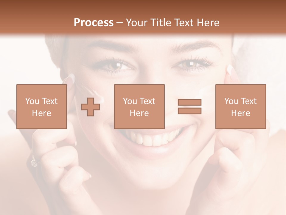 Head Black Smile PowerPoint Template