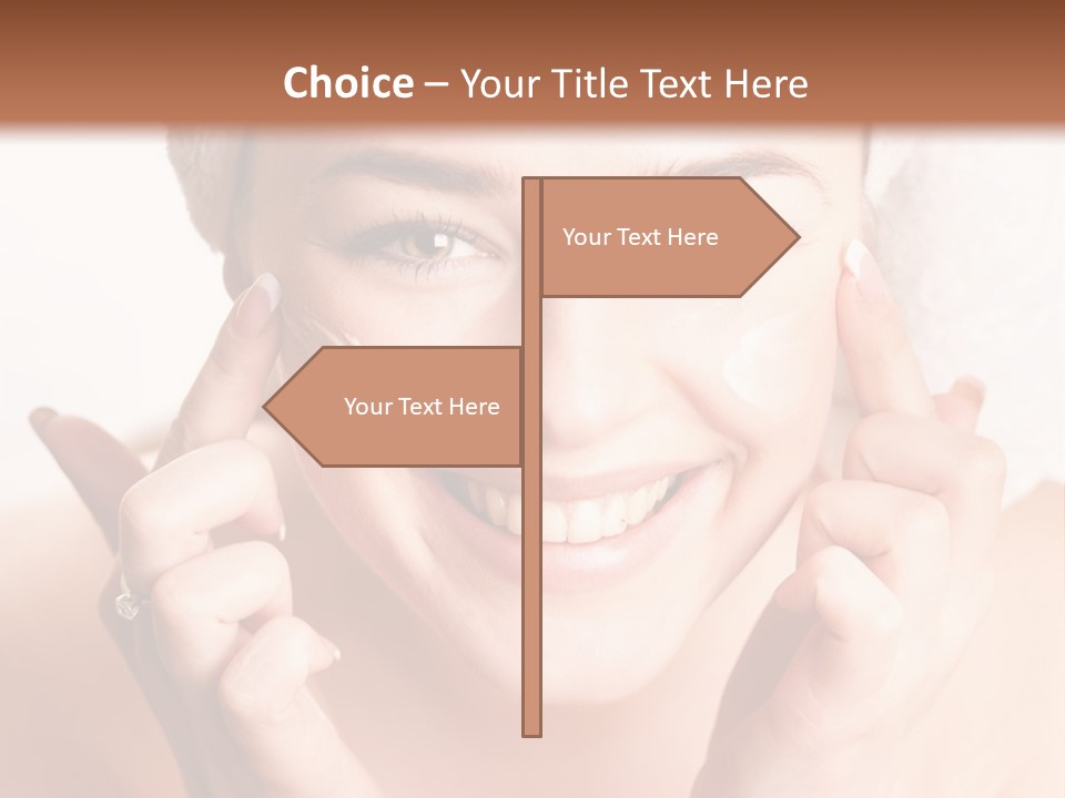 Head Black Smile PowerPoint Template