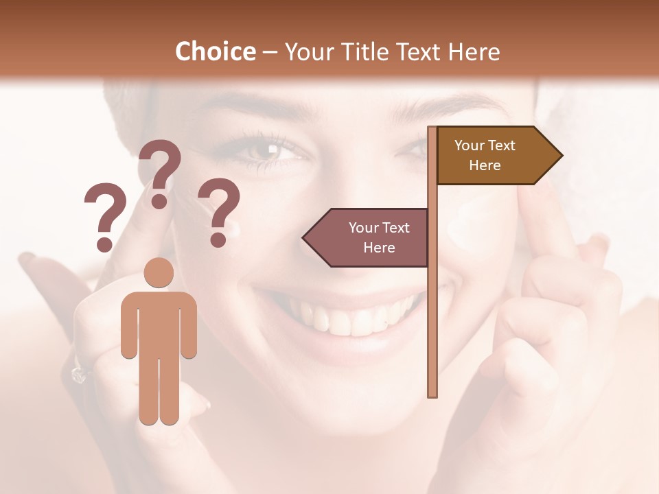 Head Black Smile PowerPoint Template