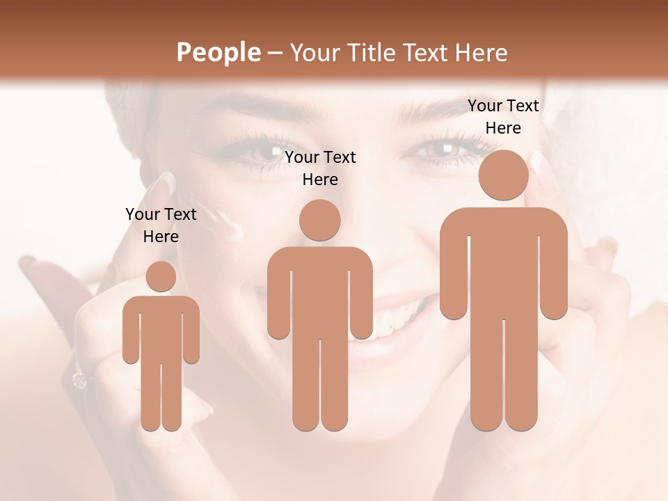 Head Black Smile PowerPoint Template