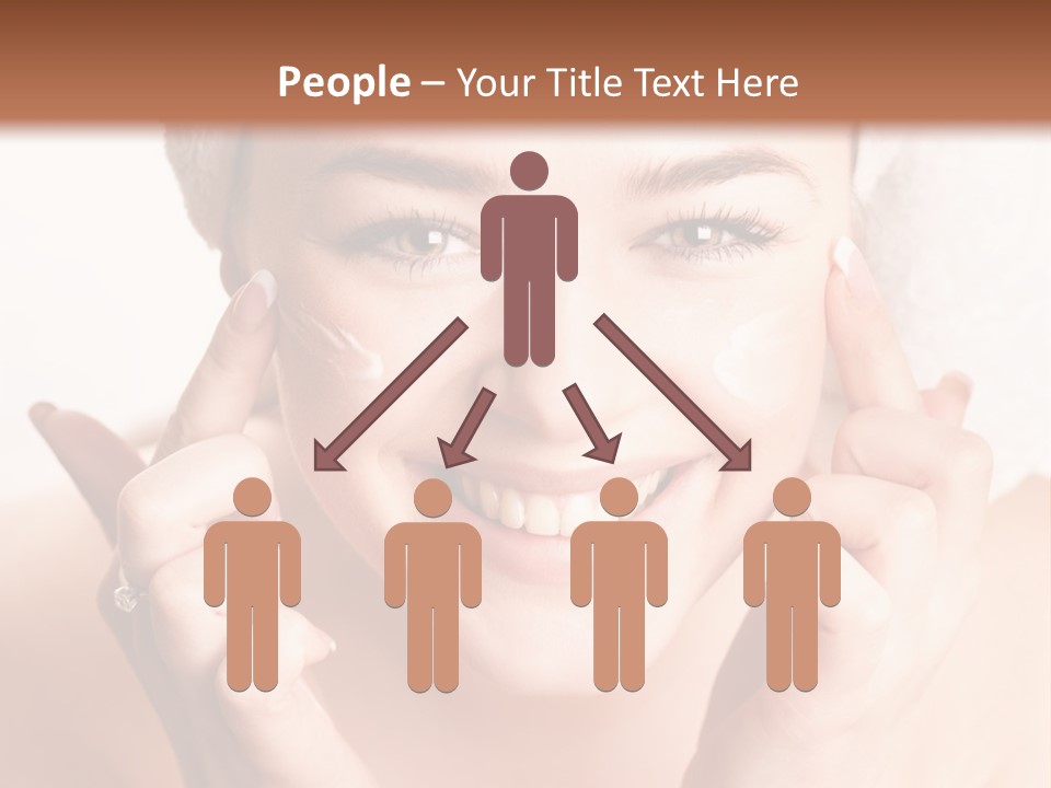 Head Black Smile PowerPoint Template