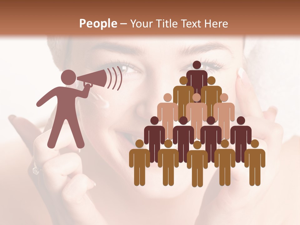 Head Black Smile PowerPoint Template