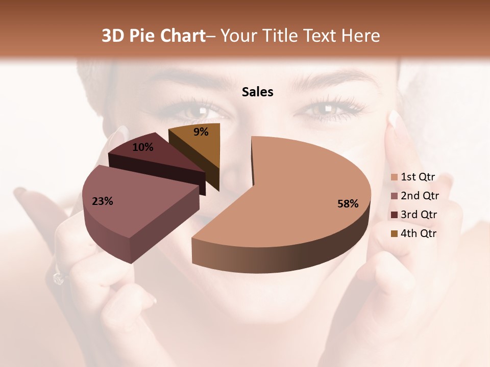 Head Black Smile PowerPoint Template