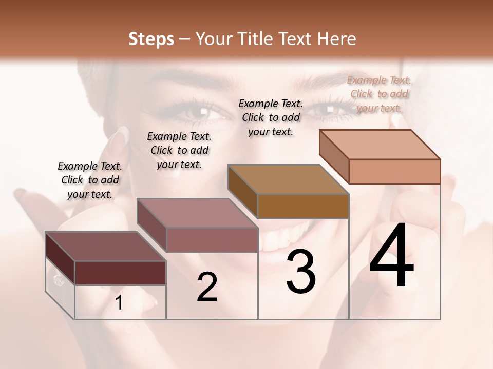 Head Black Smile PowerPoint Template