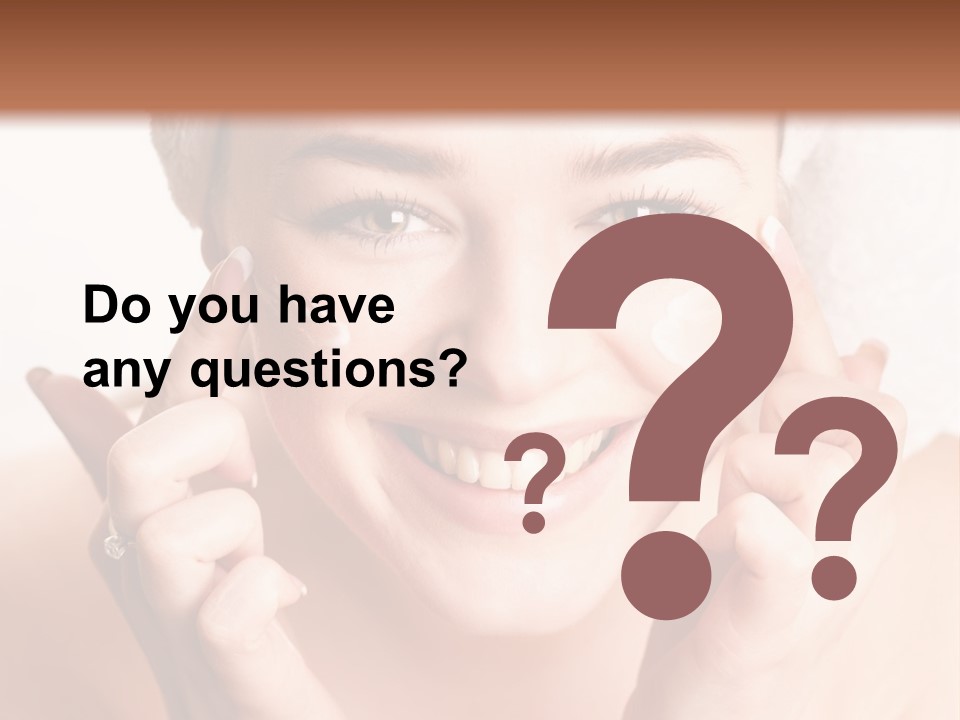 Head Black Smile PowerPoint Template