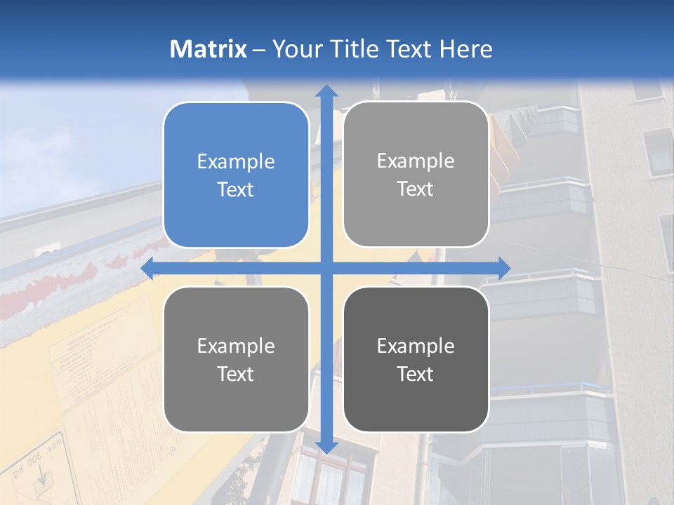 Tall Crane Reach PowerPoint Template