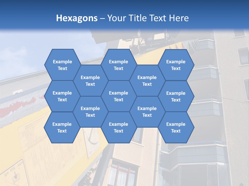 Tall Crane Reach PowerPoint Template
