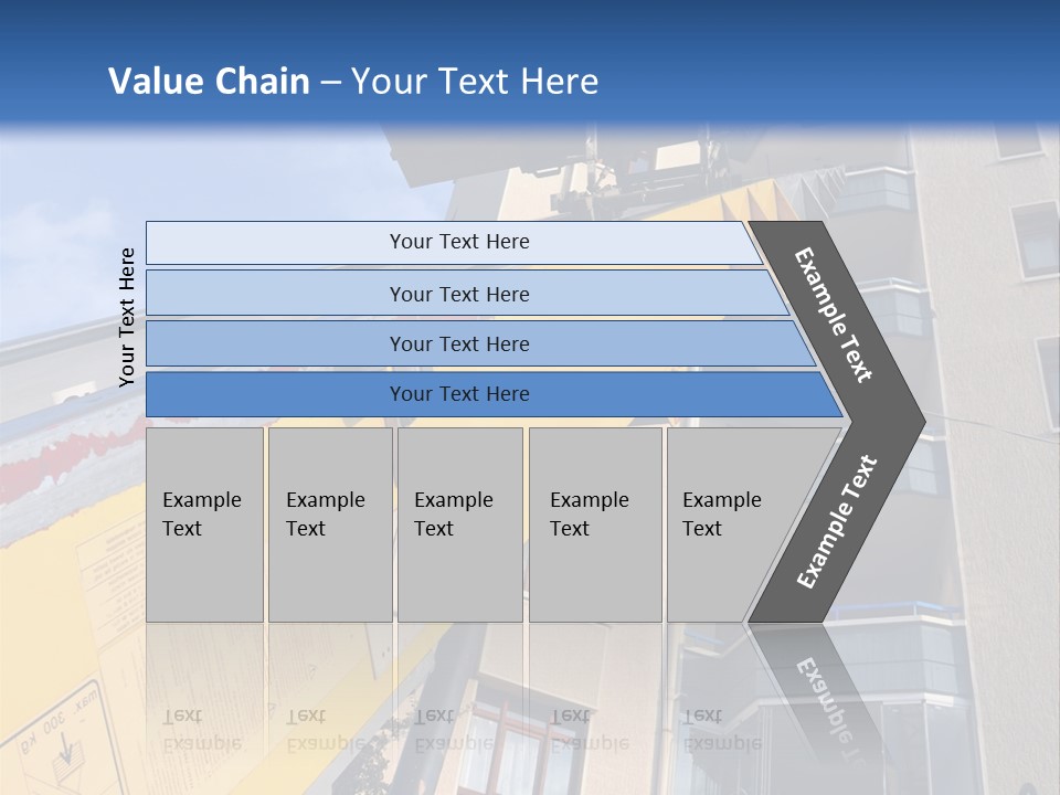 Tall Crane Reach PowerPoint Template
