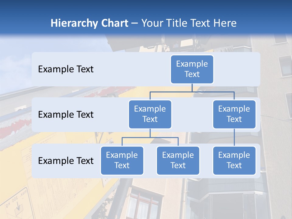 Tall Crane Reach PowerPoint Template