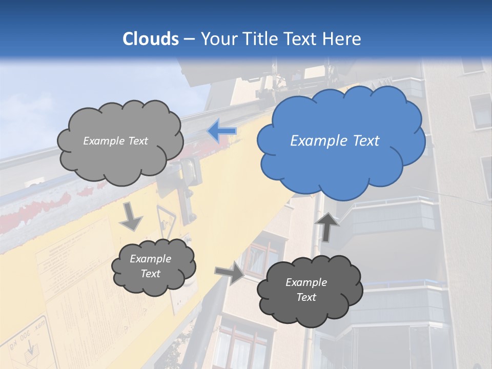 Tall Crane Reach PowerPoint Template