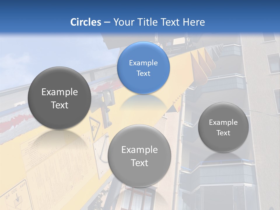 Tall Crane Reach PowerPoint Template