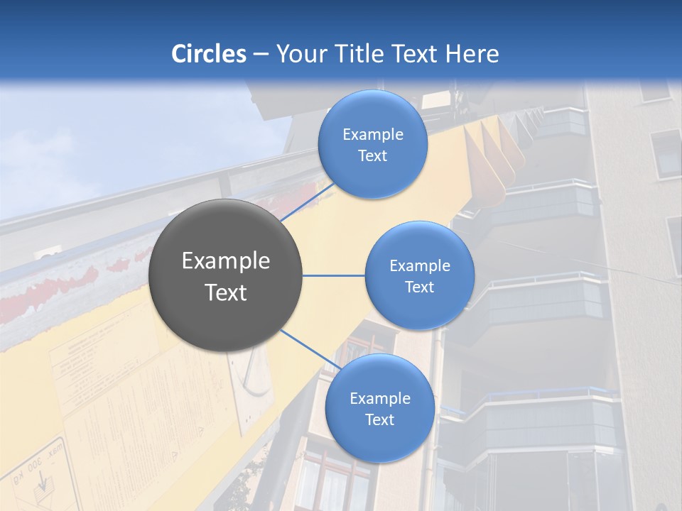Tall Crane Reach PowerPoint Template