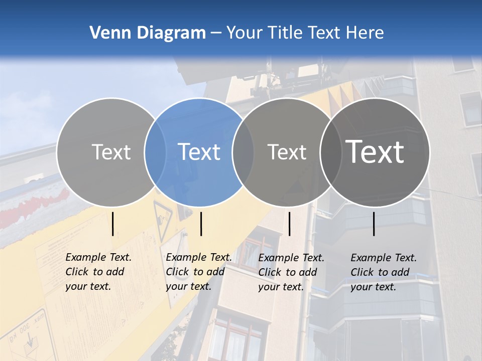 Tall Crane Reach PowerPoint Template