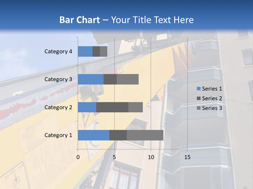 Tall Crane Reach PowerPoint Template