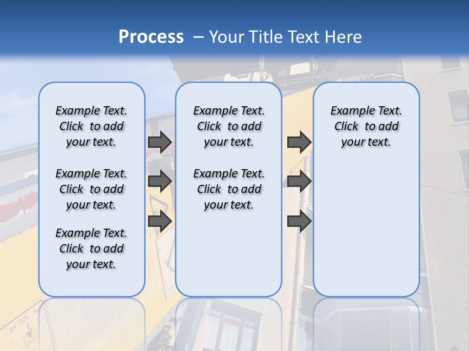 Tall Crane Reach PowerPoint Template
