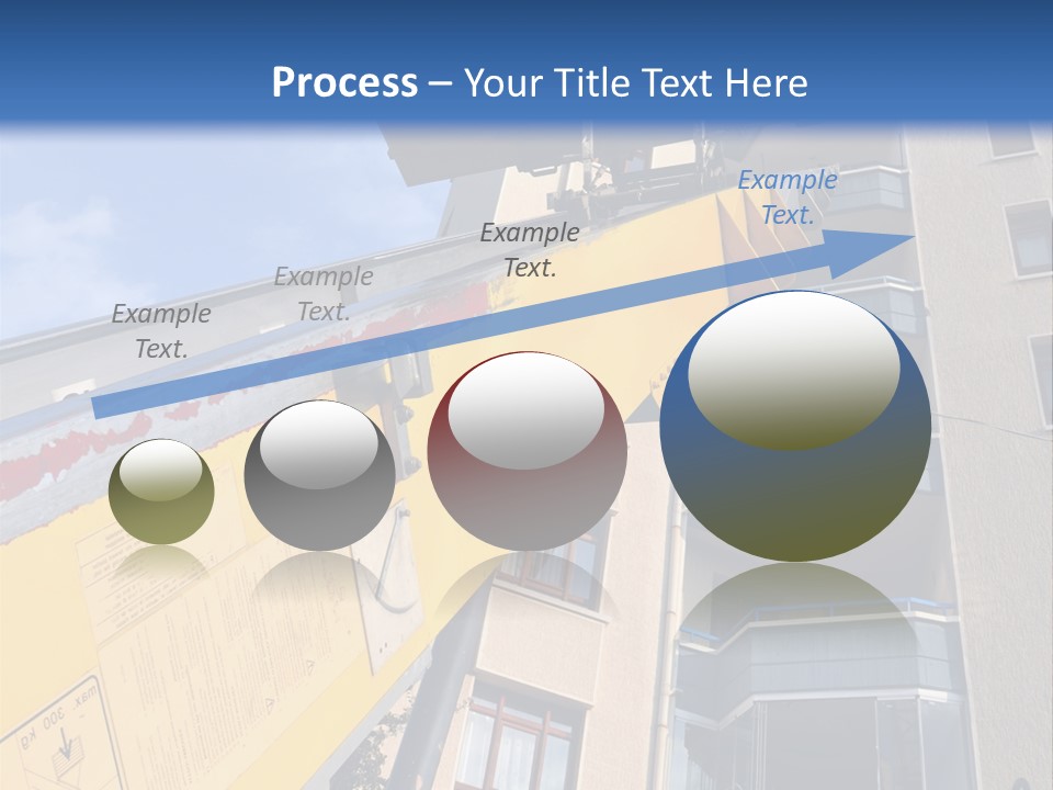 Tall Crane Reach PowerPoint Template