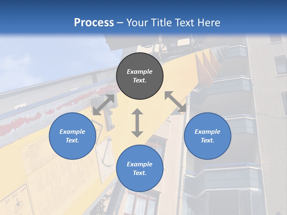 Tall Crane Reach PowerPoint Template