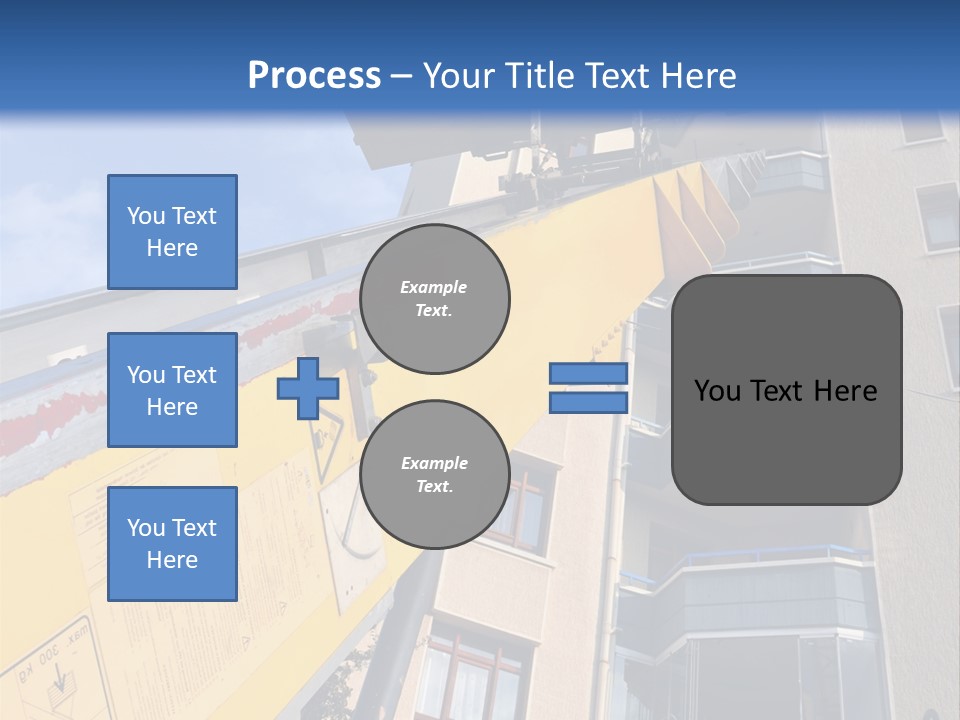 Tall Crane Reach PowerPoint Template