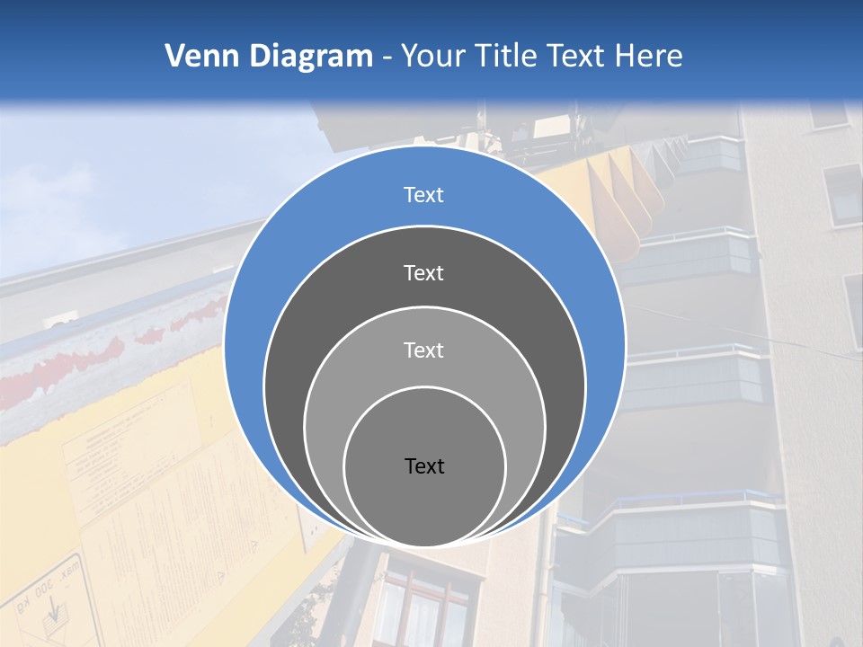 Tall Crane Reach PowerPoint Template
