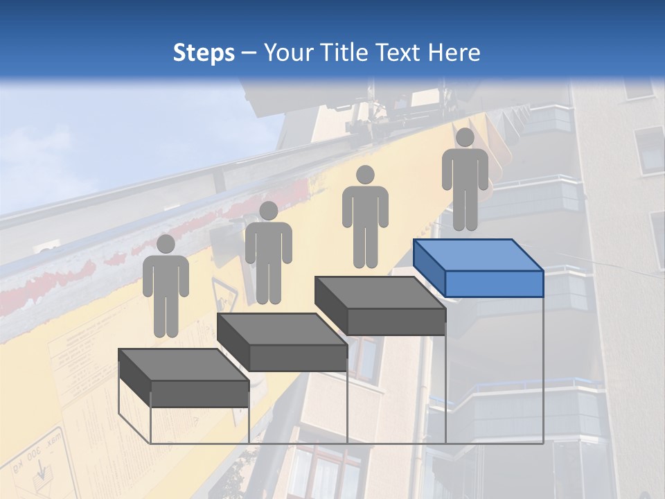 Tall Crane Reach PowerPoint Template