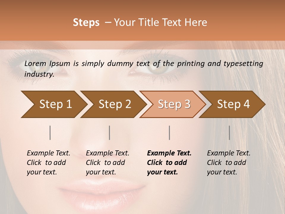 Face Vogue Young PowerPoint Template