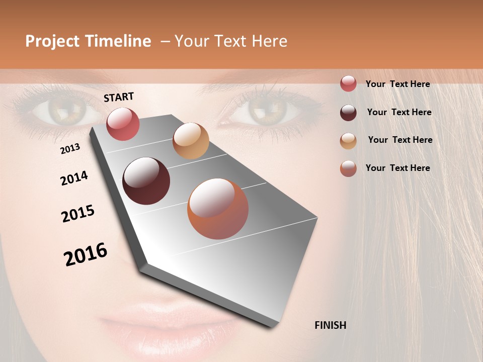 Face Vogue Young PowerPoint Template