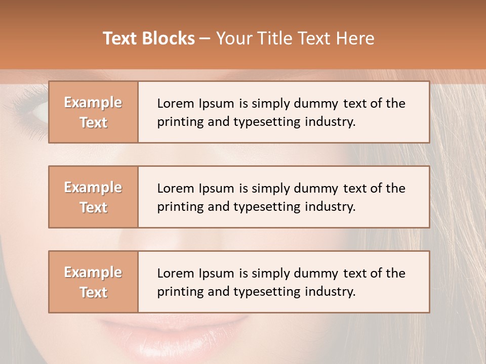 Face Vogue Young PowerPoint Template