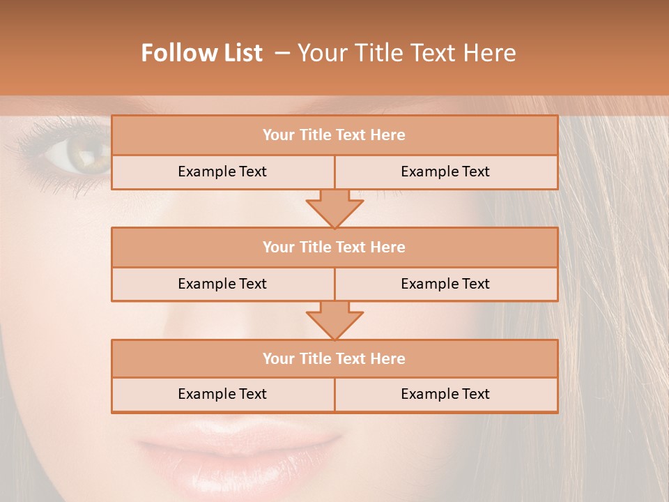 Face Vogue Young PowerPoint Template