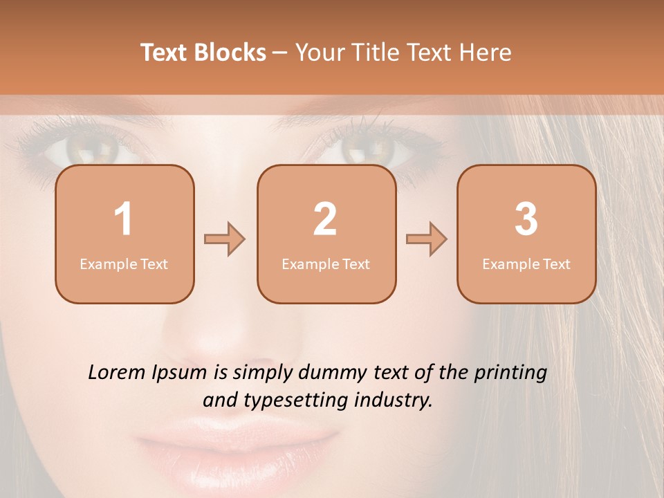 Face Vogue Young PowerPoint Template