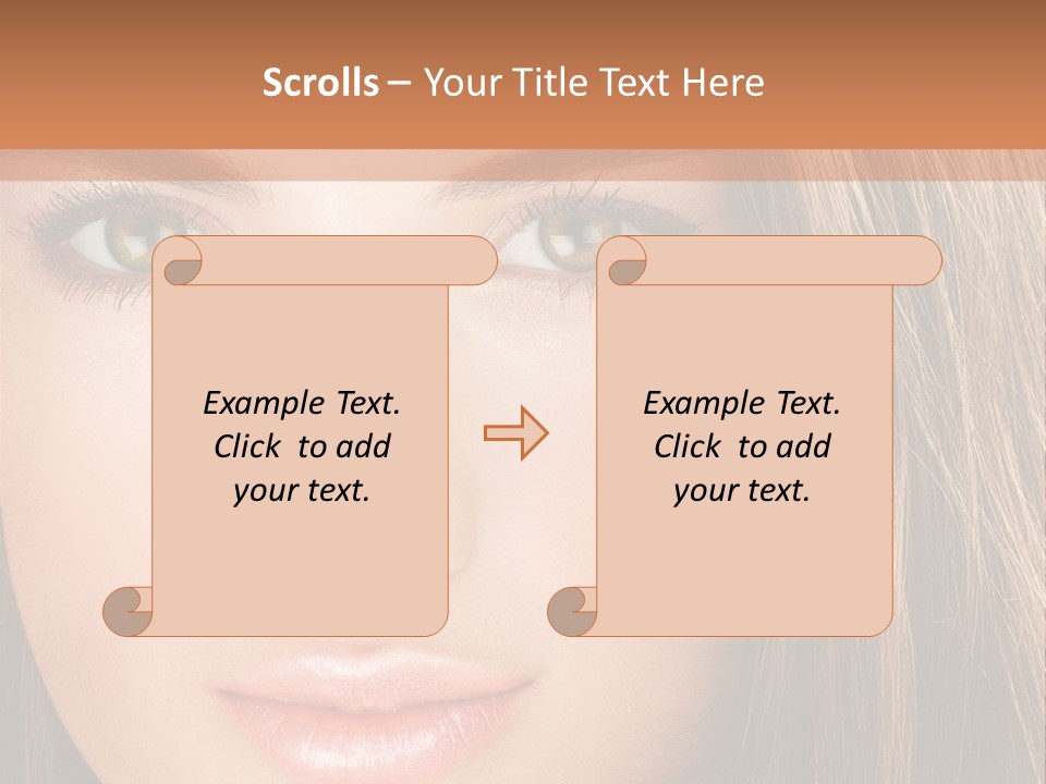 Face Vogue Young PowerPoint Template