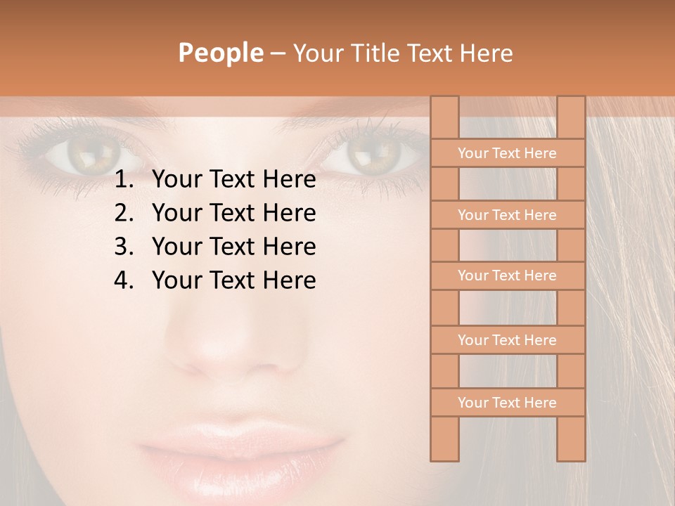 Face Vogue Young PowerPoint Template
