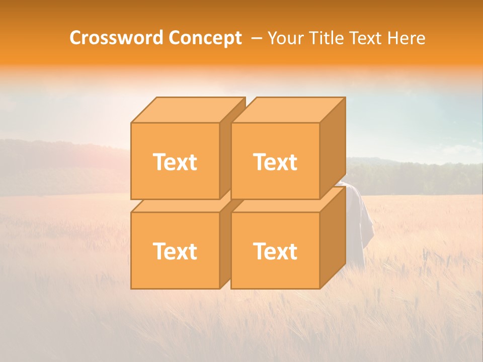 Land Ground Man PowerPoint Template