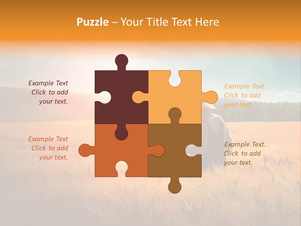 Land Ground Man PowerPoint Template