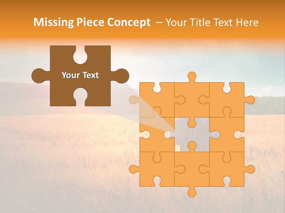 Land Ground Man PowerPoint Template