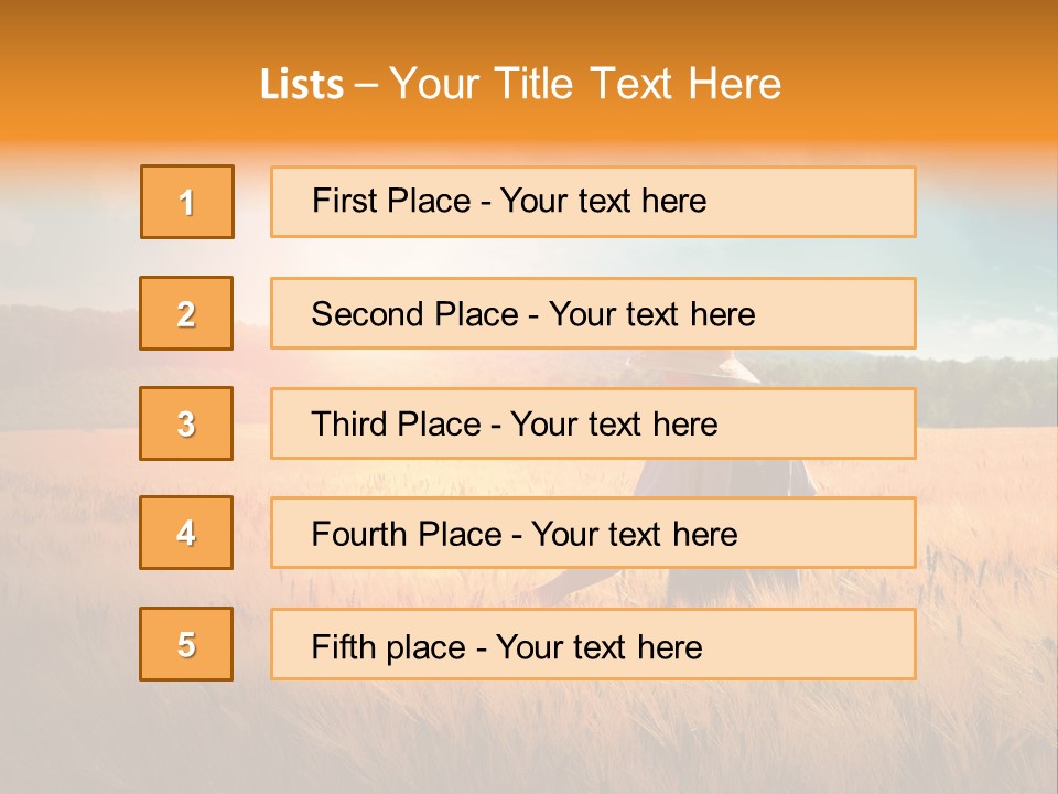 Land Ground Man PowerPoint Template