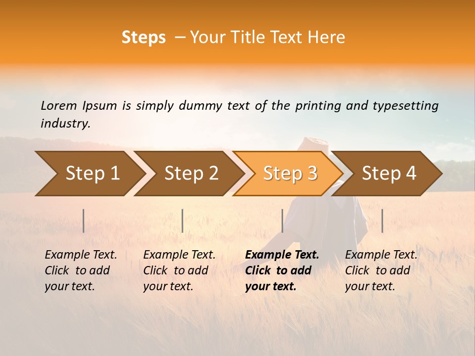 Land Ground Man PowerPoint Template