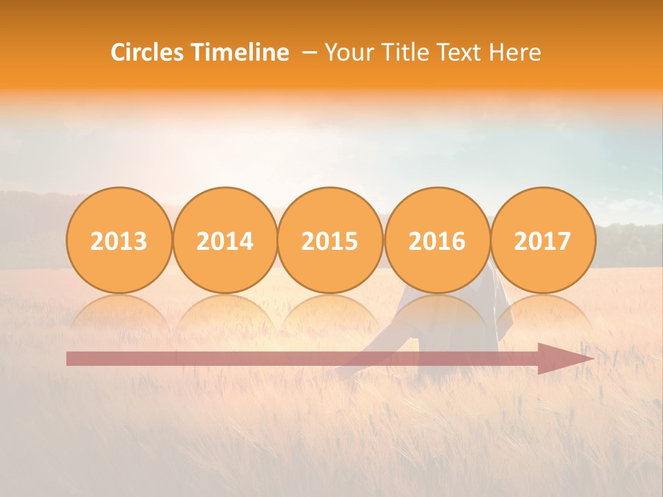 Land Ground Man PowerPoint Template