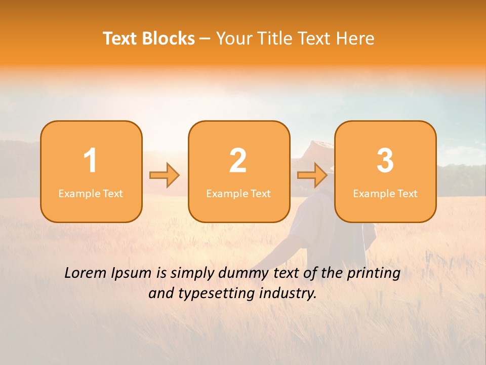 Land Ground Man PowerPoint Template