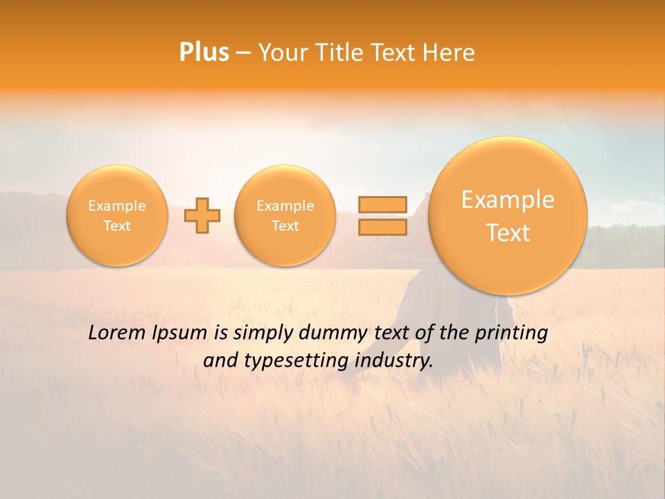 Land Ground Man PowerPoint Template