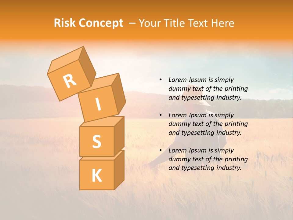 Land Ground Man PowerPoint Template