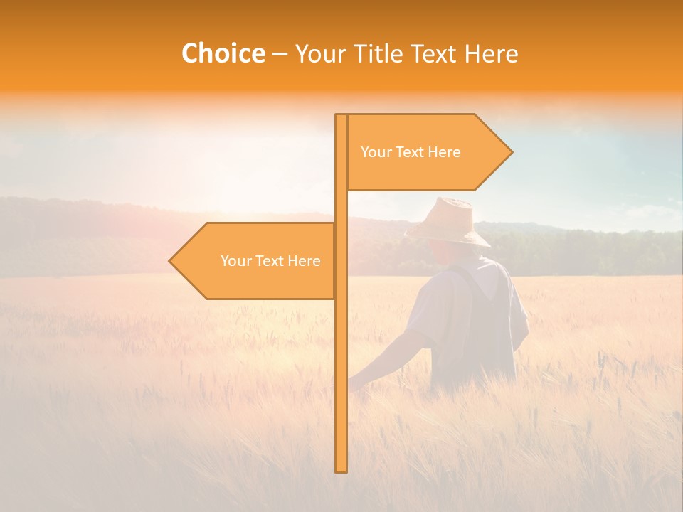 Land Ground Man PowerPoint Template