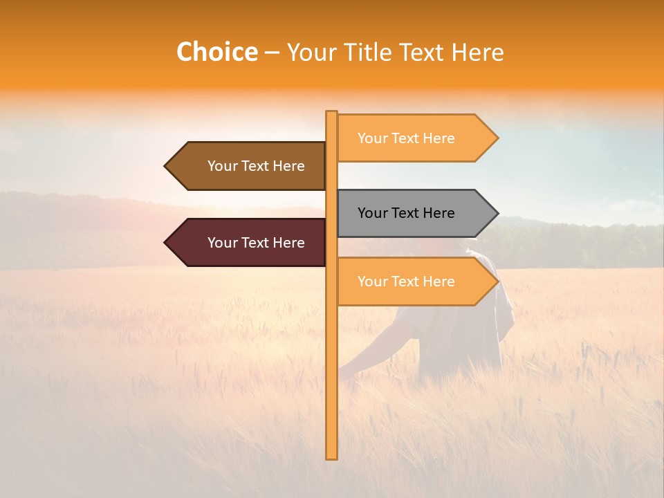 Land Ground Man PowerPoint Template
