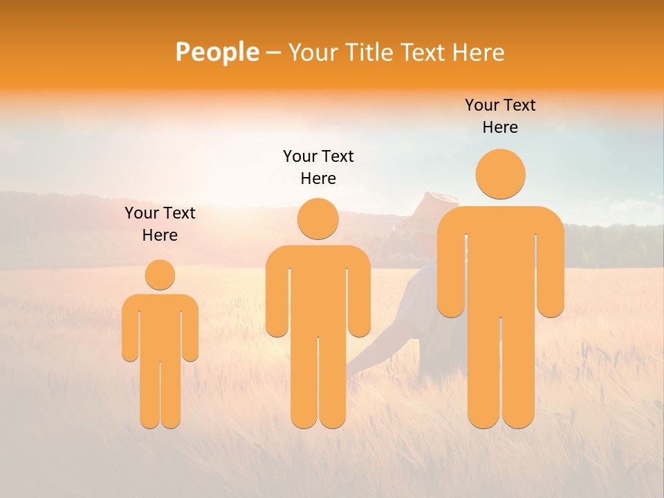 Land Ground Man PowerPoint Template