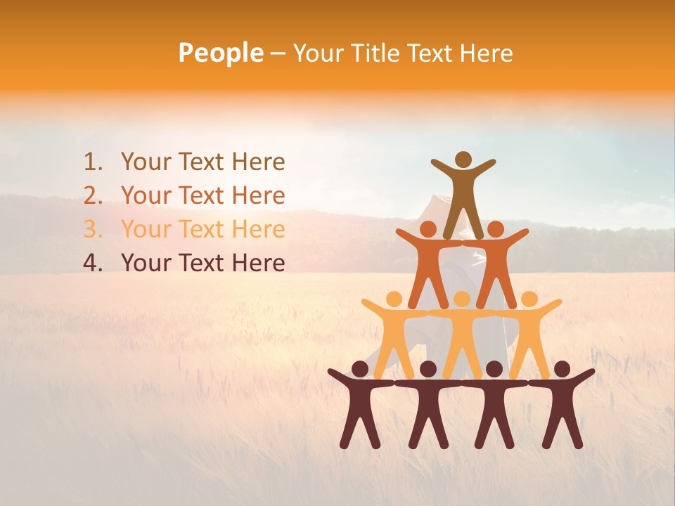 Land Ground Man PowerPoint Template