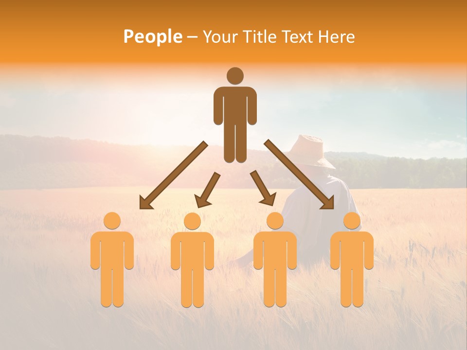 Land Ground Man PowerPoint Template
