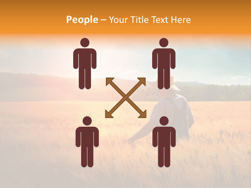 Land Ground Man PowerPoint Template