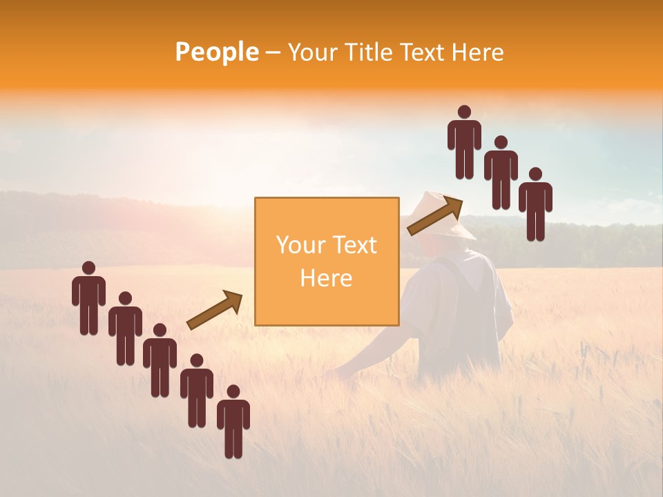 Land Ground Man PowerPoint Template