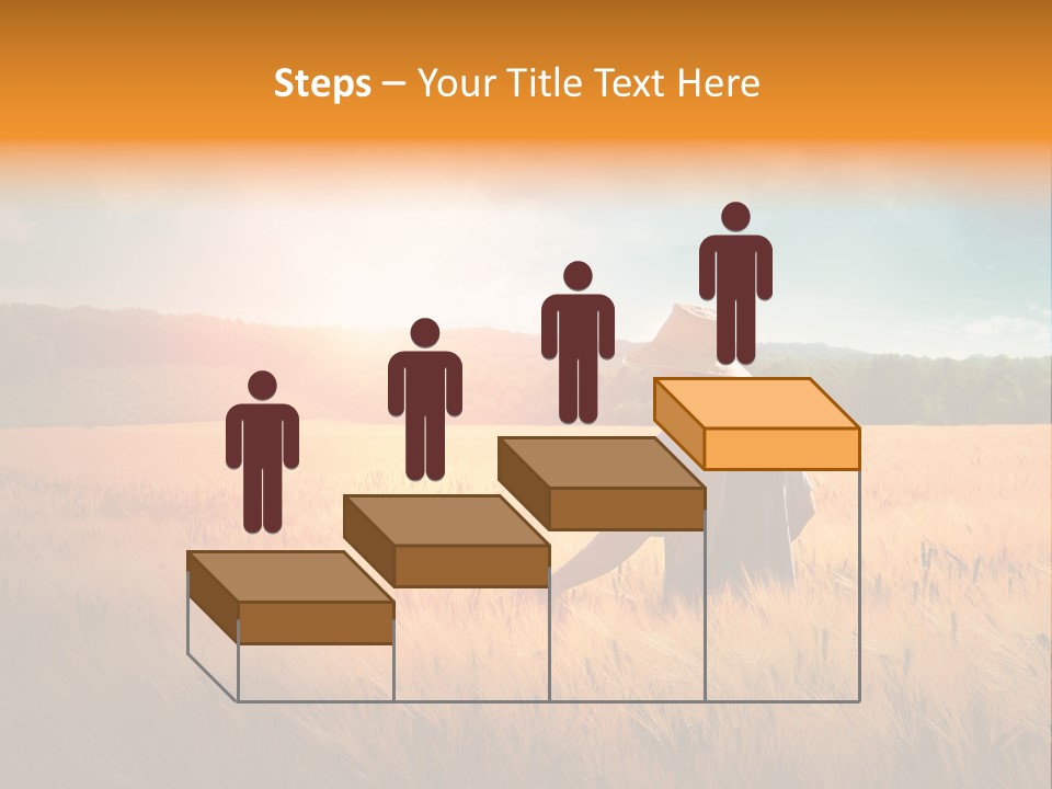 Land Ground Man PowerPoint Template