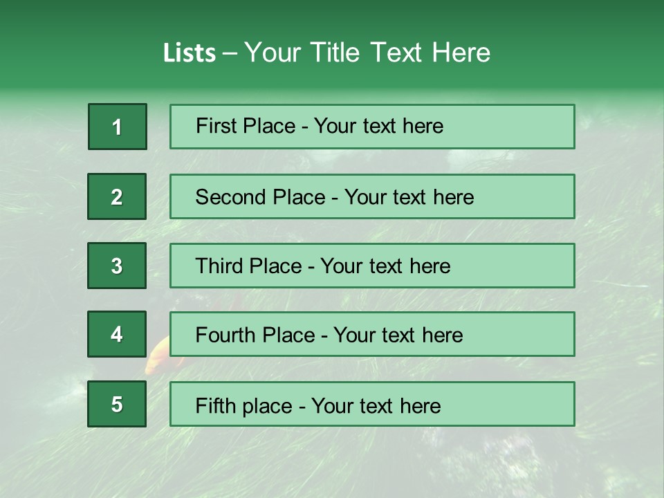 Kelp Sun Reef PowerPoint Template