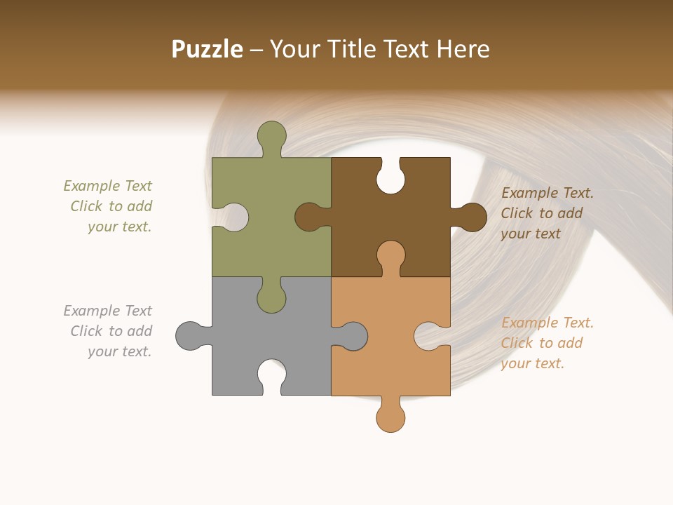 Shampoo Coiffure Hair PowerPoint Template